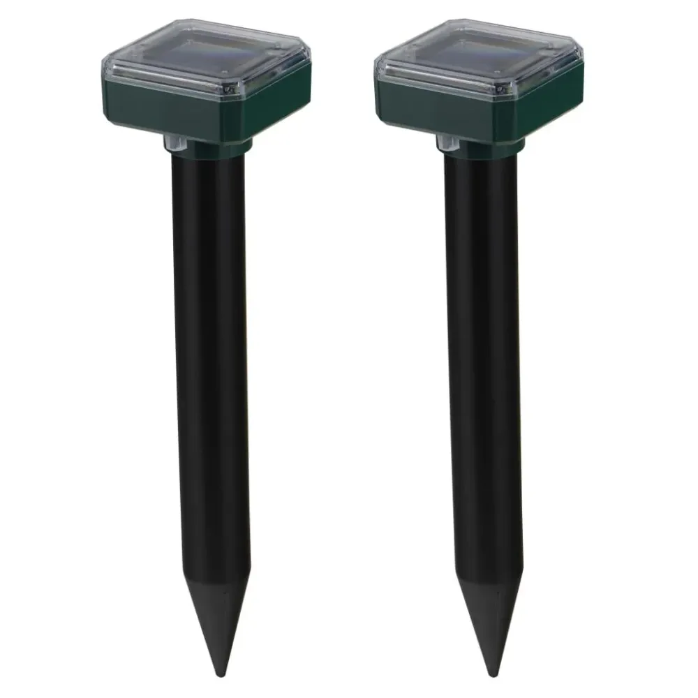 HI Repelente de toupeiras energia solar 2 pcs