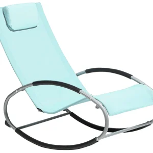 Rocking Sun Lounger Light Anil CAMPO