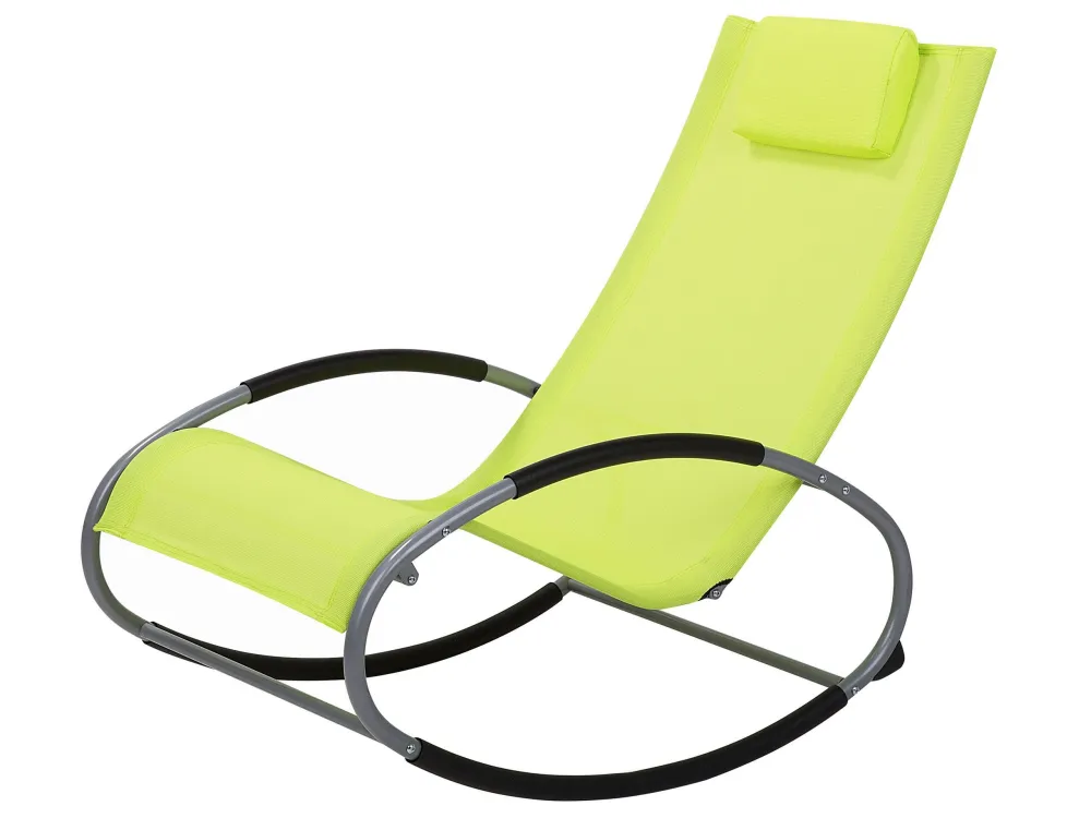 Rocking Sun Lounger Lime Jade CAMPO
