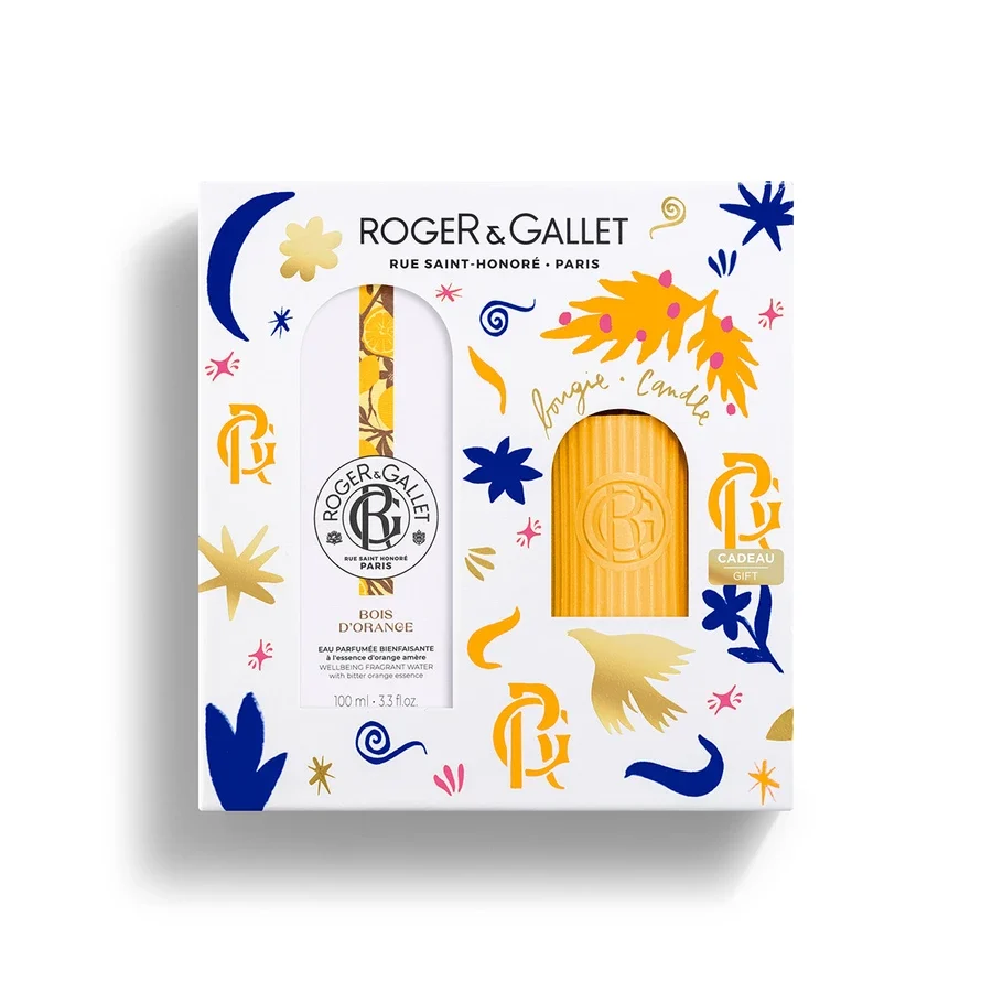 Roger&Gallet Coffret Natal - Água Perfumada Bois d'Orange + Vela BOIS D'ORANGE