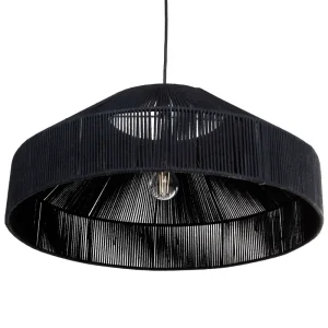 Rope Pendant Lamp Negro IGUAMO | Autônomo | Recarregável