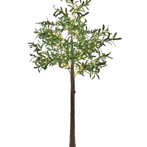 Árvore decorativa de Natal com LED para exterior verde 180 cm CELIONI