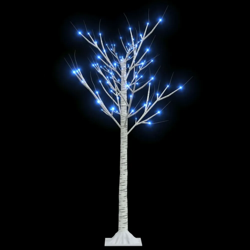 Árvore de Natal 120 LEDs salgueiro int./ext. 1,2m azul