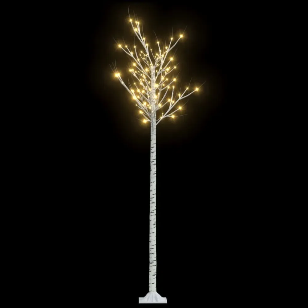 Árvore de Natal 200 LEDs salgueiro int./ext. 2,2m branco tórrido