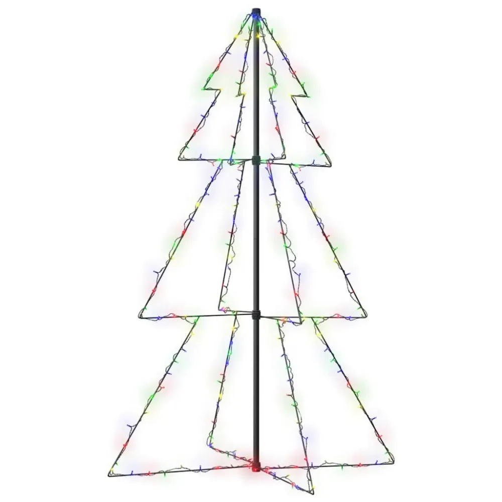 Árvore de Natal em cone 200 LEDs 98x150 cm interior e exterior