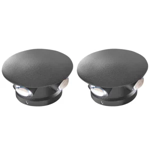 Set 2 Outdoor LED Wall Lights Onix MAURICE