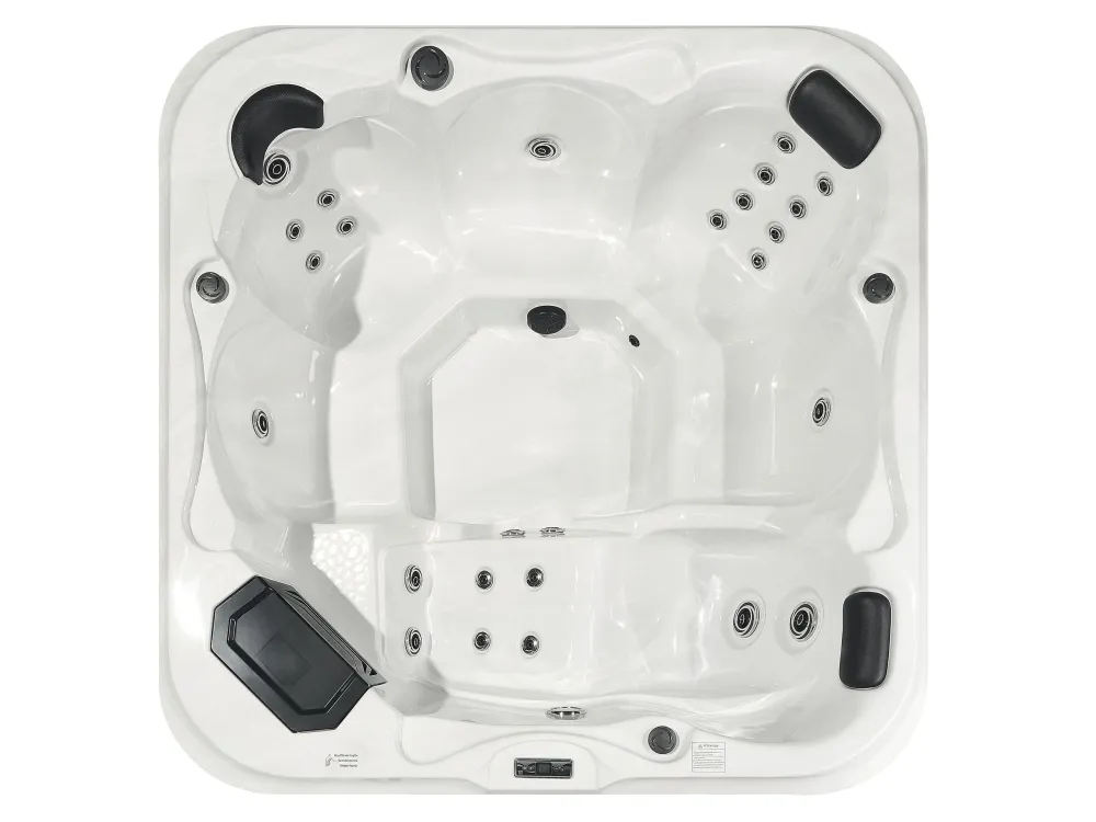 Square Hot Tub LED Branco TULAROSA