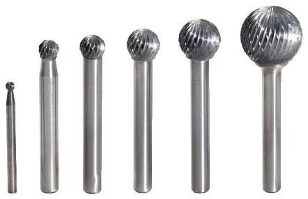 KS Tools Fresa esférica HM forma D, 3mm, 515.3281