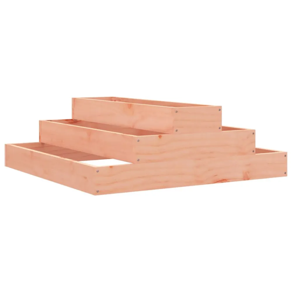 Vaso/floreira 80x80x27 cm madeira de douglas maciç