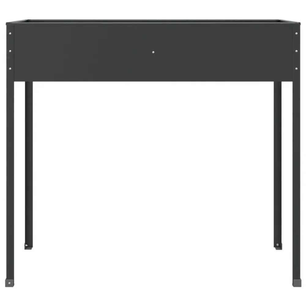 Vaso/floreira jardim 100,5x40,5x90 cm ço galvanizado antracite