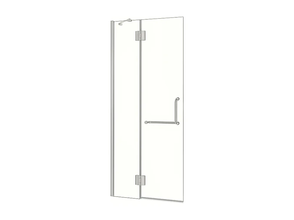 Walk frontal Bater Perfil cromado Vidro Anticalcário 8mm (1156-1176)x1900mm-AICA