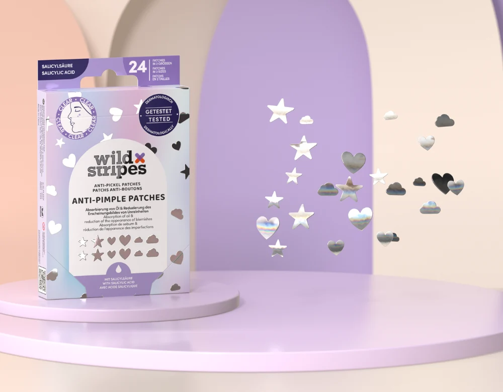 Wild Strips Anti-Pimple Patches Holo Limpo x 24