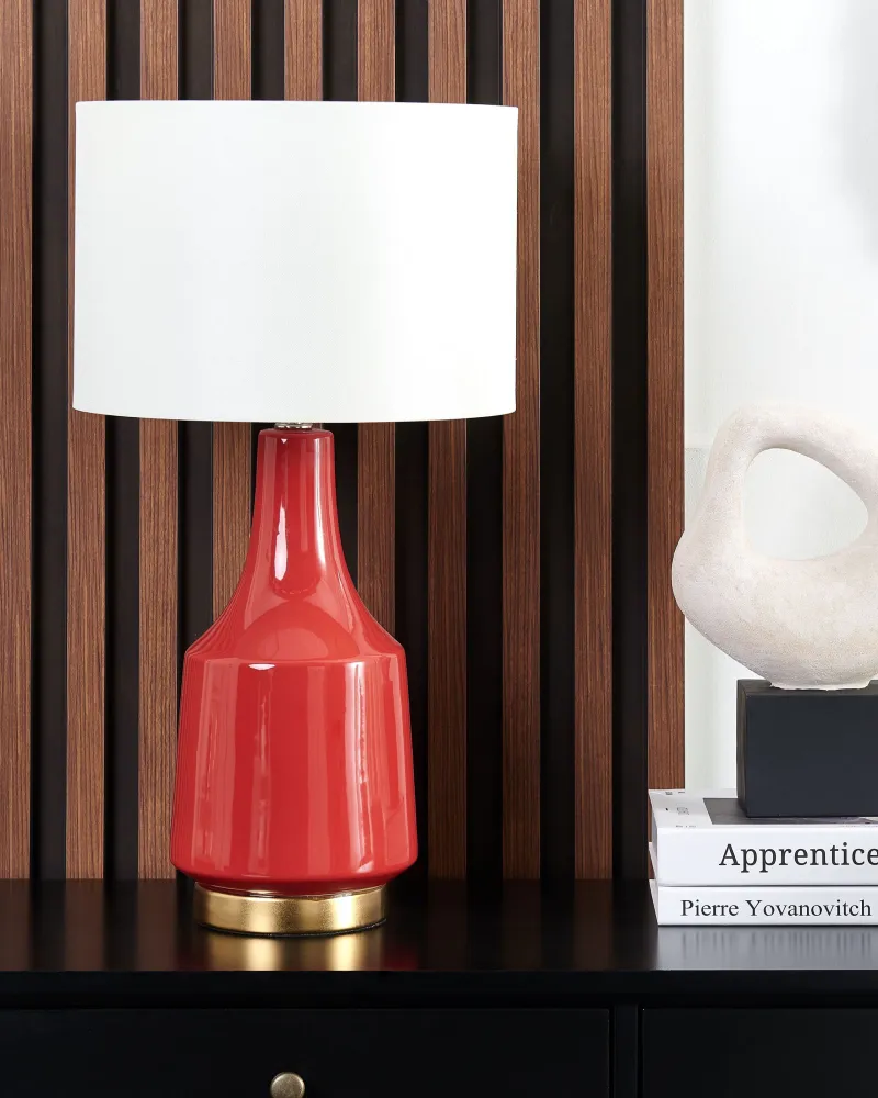 Ceramic Table Lamp Rubro TRIVERSA