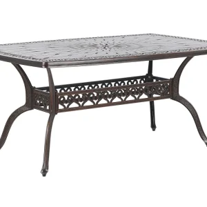 Garden Dining Table 165 x 102 cm Caramelo LIZZANO