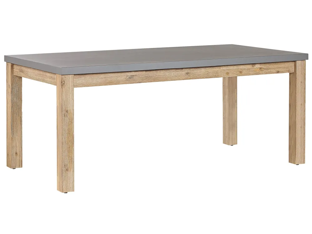 Luz de Passagem Mesa de jardim 180 x 90 cm em betão cinzento OSTUNI