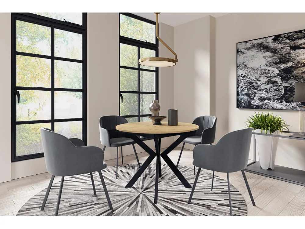 Mesa De Jantar LEIA DT100 100x138x78 Laranja