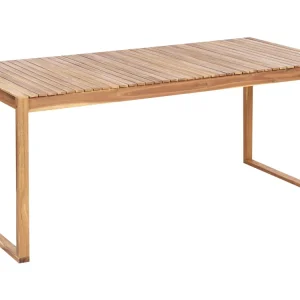 Mesa de jardim em madeira de acácia certificada clara 180 x 90 cm SASSARI II