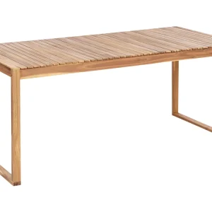 Mesa de jardim em madeira de acácia certificada clara 180 x 90 cm SASSARI II