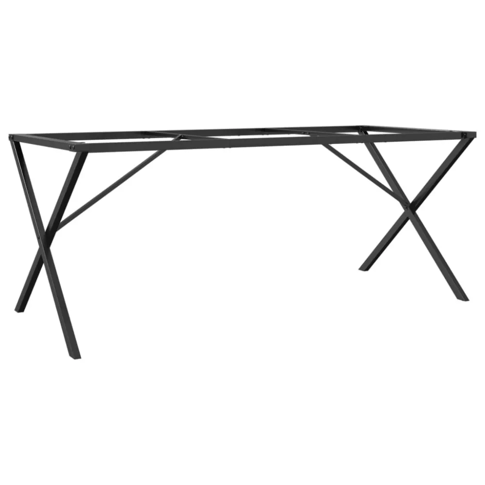 Pernas para mesa de jantar estrutura em X ferro fundido