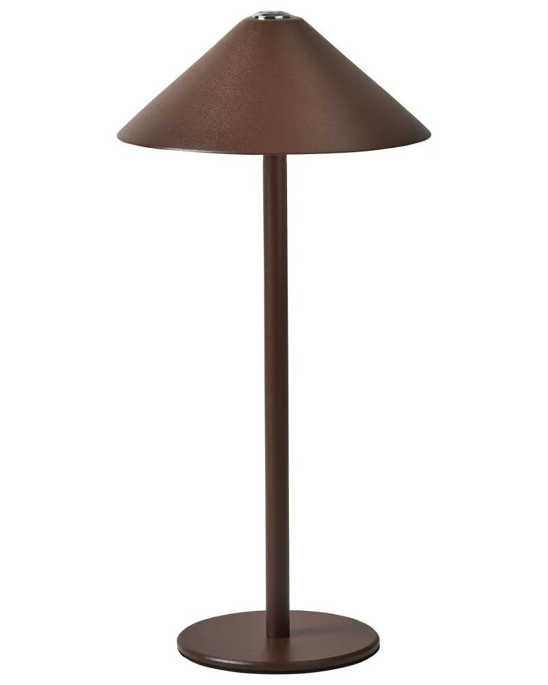 Wireless Metálico LED Table Lamp Brown FRANCOLI