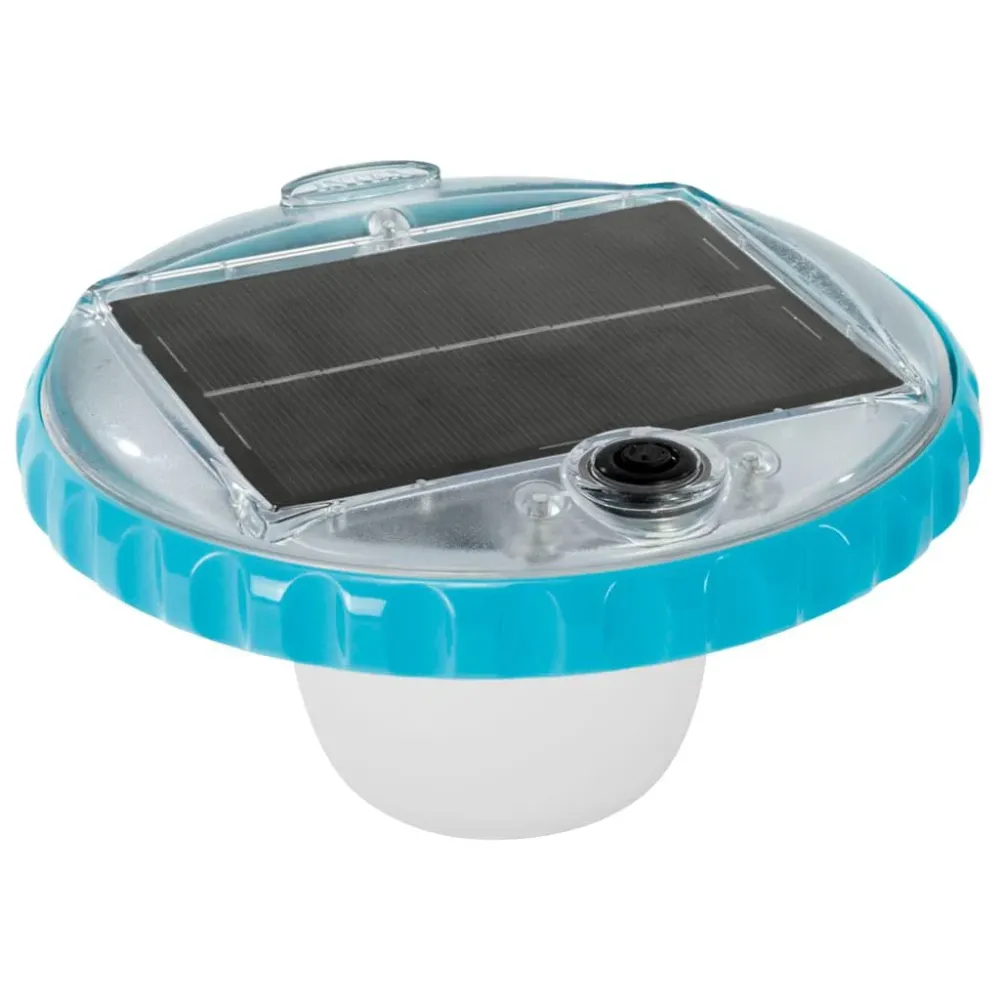 Intex Lâmpada LED flutuante de piscina alimentada luz solar