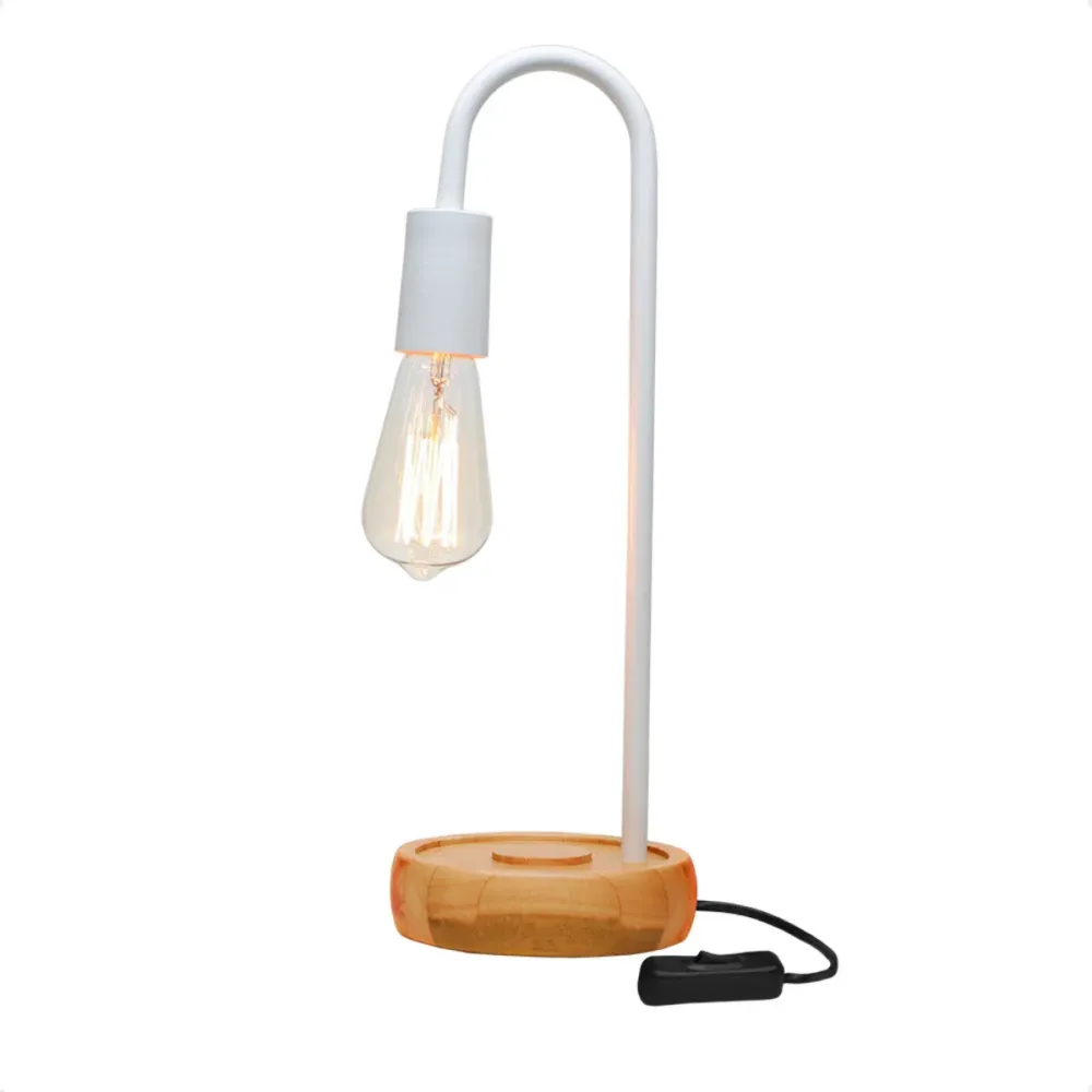 Abajur Flam 1xe27 Branca Taschibra