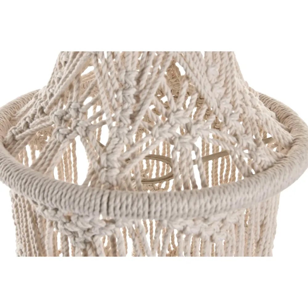 Abajur Home ESPRIT Macramé Urbana 25 x 25 x 108 cm