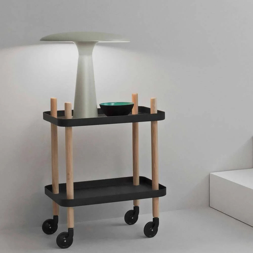 Abrigo de lâmpada de mesa de design Ø 41cm calcário