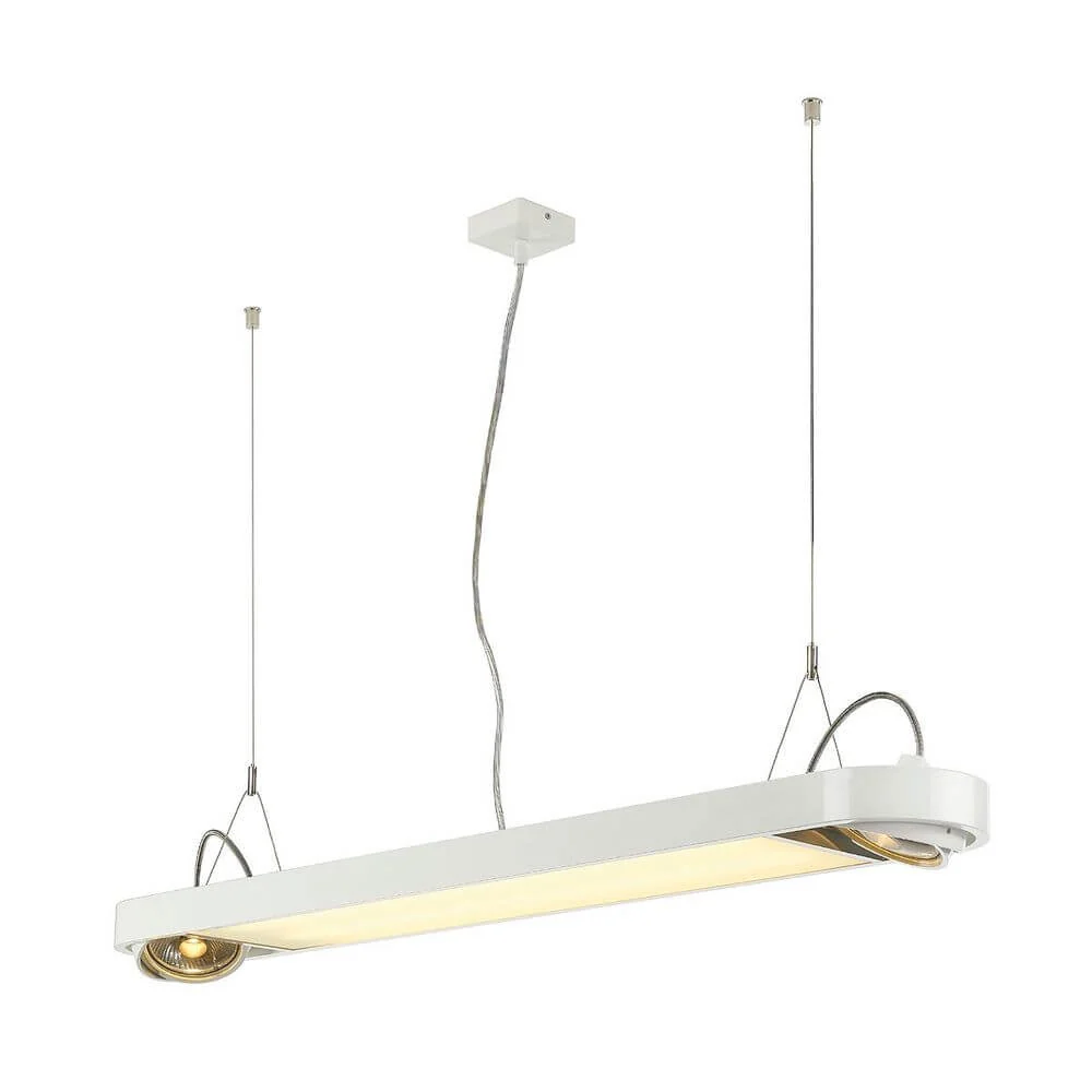 AIXLight R Office T5 39W Lâmpada pendente em torno de Wiß