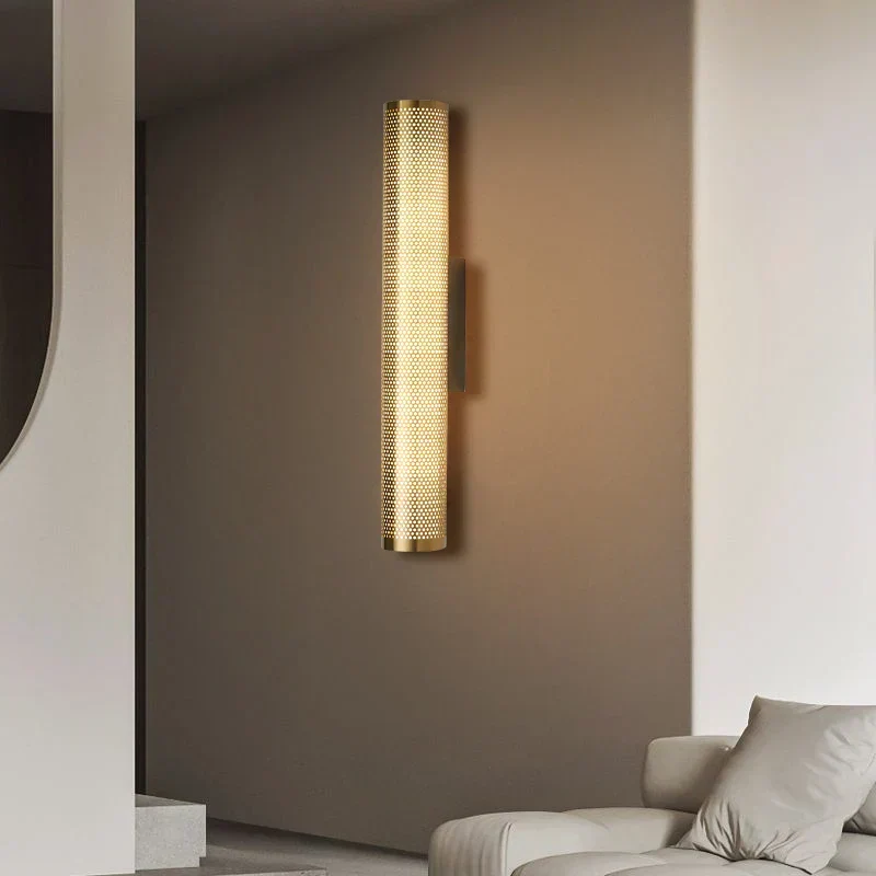 AntiqueGlow - Candeeiro de Parede LED Antigo em Latão – Iluminação Clássica