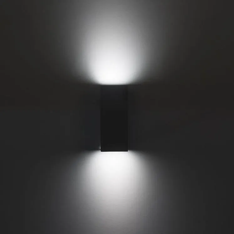 Aplique de Parede Exterior Forlight Cube Small Preto PX-0056-NEG