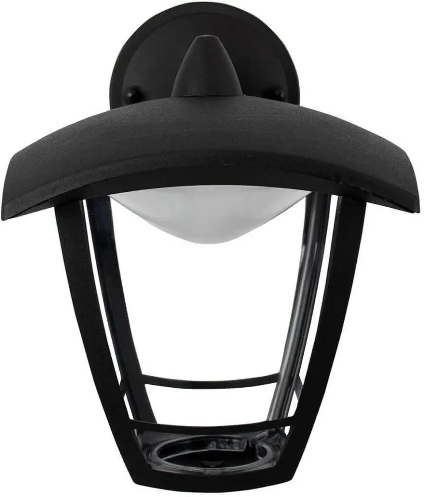 Aplique de parede Led exterior decorativo 8W 640LM IP44 Luceco LEXCL4T6B4-01