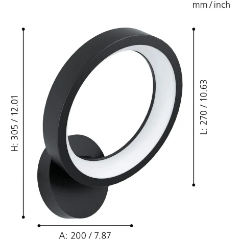 Aplique de parede Marghera-Z 900069