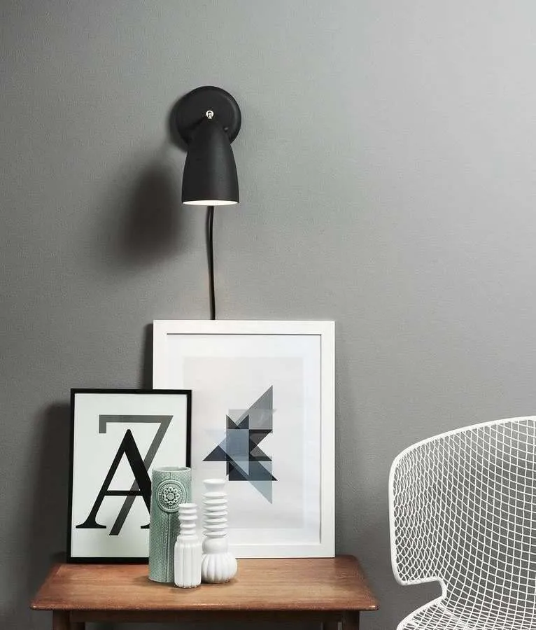 Aplique de parede Nordlux Nexus 2 preta 2020601003