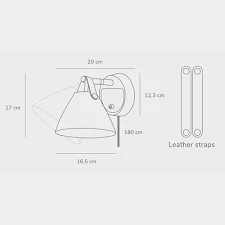 Aplique de parede Nordlux Strap 15 84291001