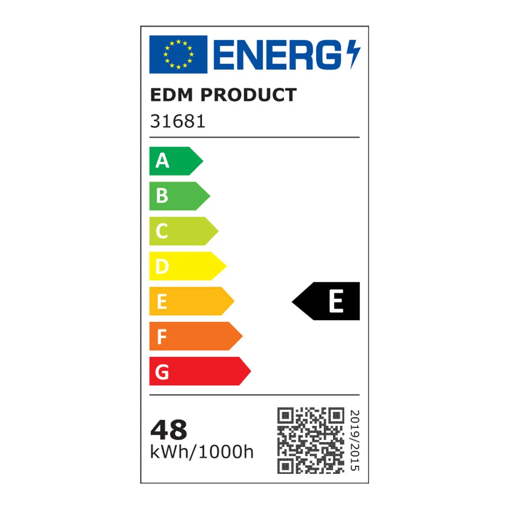 ARMADURA ELETRÓNICA LED 48W 6500K LUZ FRIA 4200LM 121,3X3,1X
