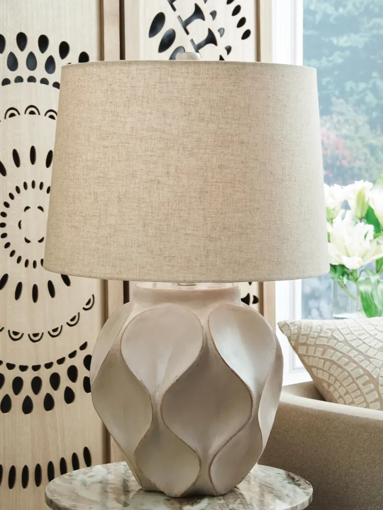 Edselham Paper Table Lamp (1/CN) Ashley Furniture