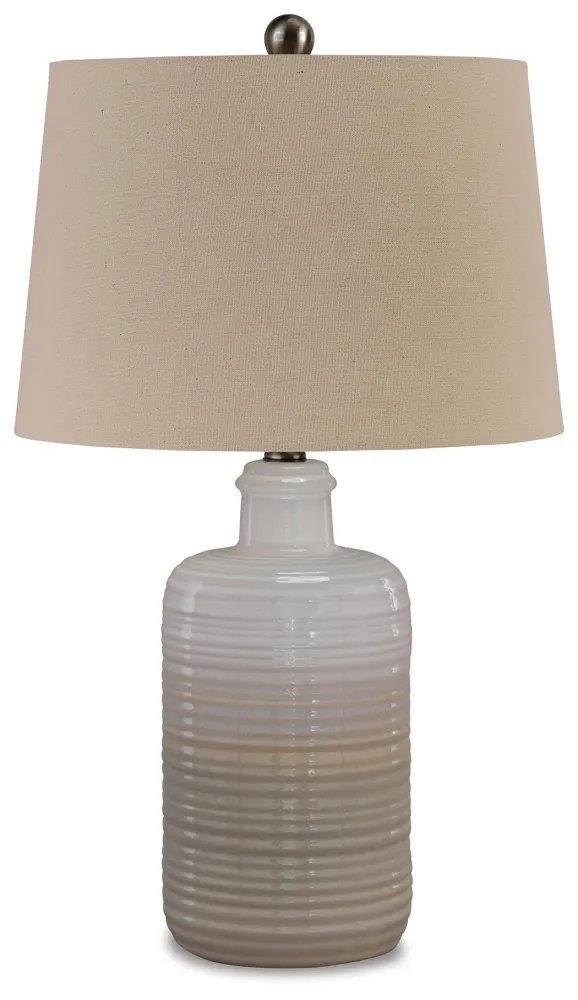 Marnina Ceramic Table Lamp (2/CN) Ashley Furniture
