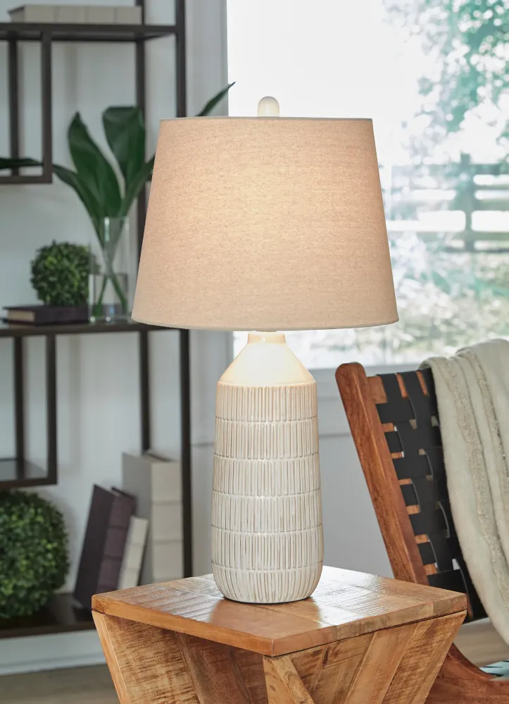 Willport Ceramic Table Lamp (2/CN) Ashley Furniture