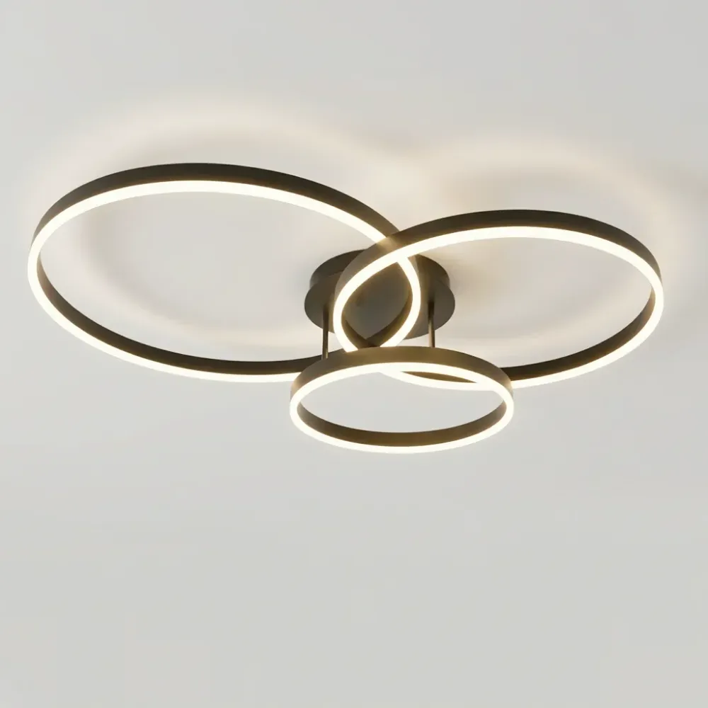 Aelithra Candeeiro de Teto Circular Minimalista em Acrílico At Ease Home Life