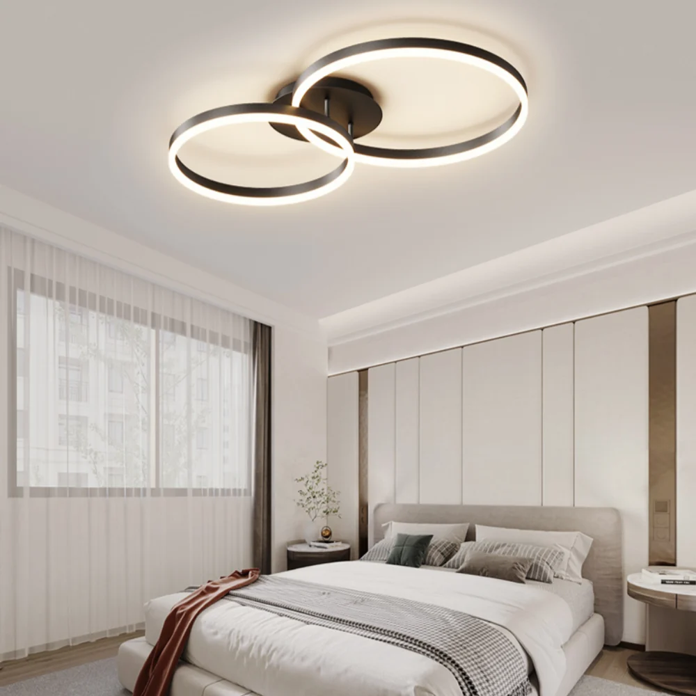 Aelithra Candeeiro de Teto Circular Minimalista em Acrílico At Ease Home Life