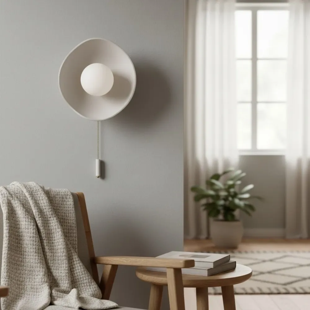 Aplique de Parede Cerâmico Moderno Ember Bowl At Ease Home Life