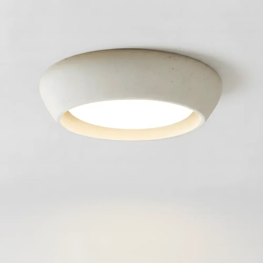 Astoria Minimalista Luminária de Teto Embutida em Cimento At Ease Home Life