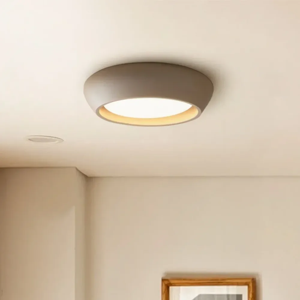Astoria Minimalista Luminária de Teto Embutida em Cimento At Ease Home Life