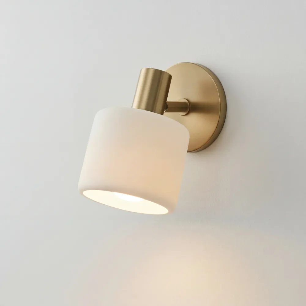 Calidora Candeeiro de Parede Minimalista em Porcelana At Ease Home Life