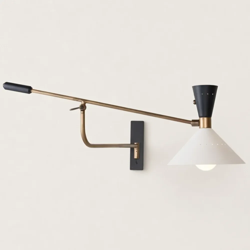 Candeeiro de Parede Ajustável Criativo Nerith Nordic At Ease Home Life