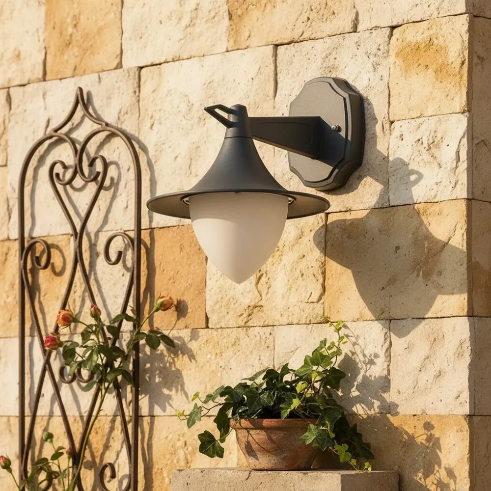 Candeeiro de Parede de Metal Minimalista Retro Jelena At Ease Home Life