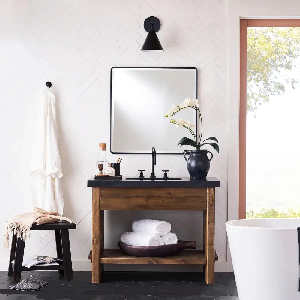 Candeeiro de Parede Retro de Metal Cone Ariadne At Ease Home Life
