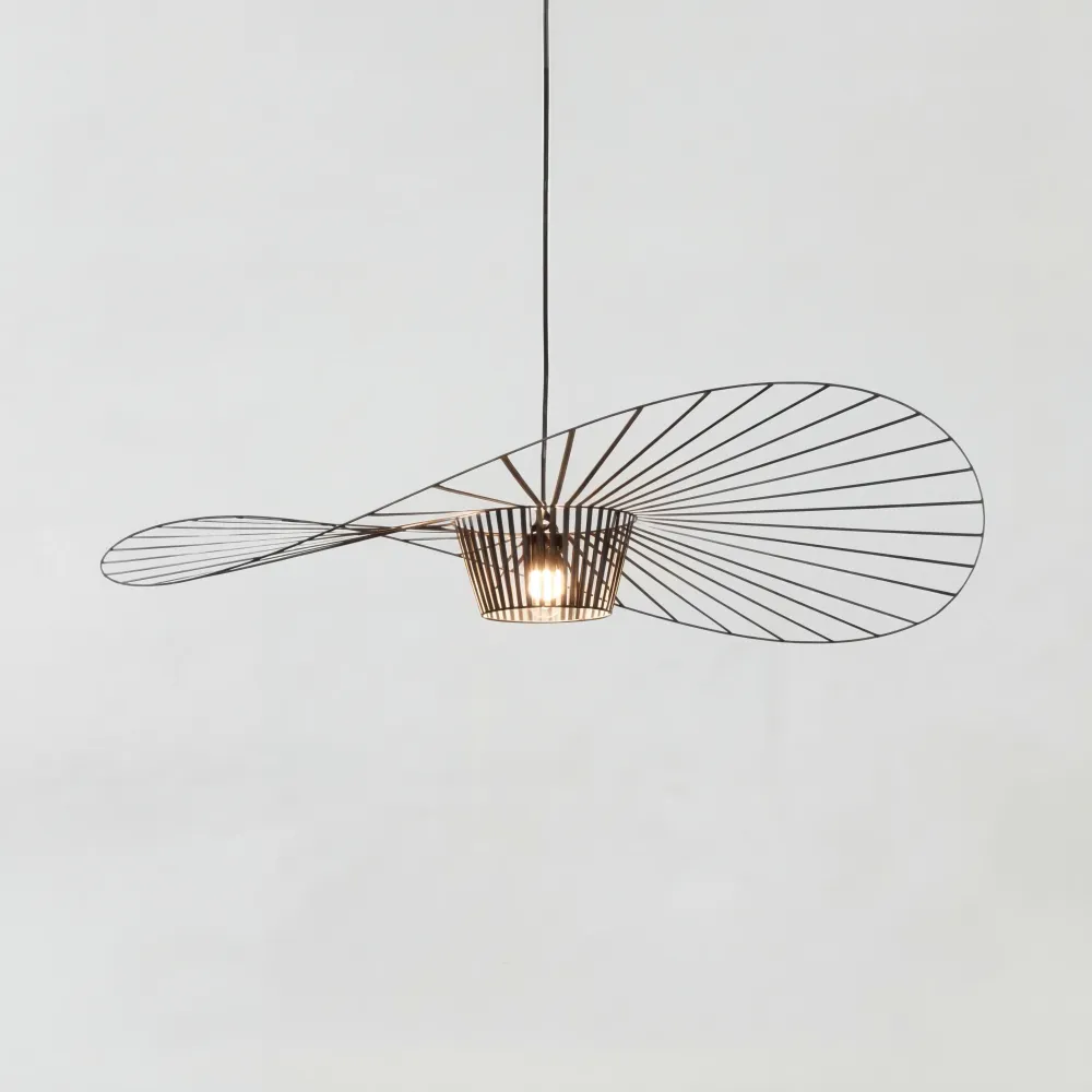 Candeeiro de Pendurar Rosland Vertigo Moderno de Palha At Ease Home Life