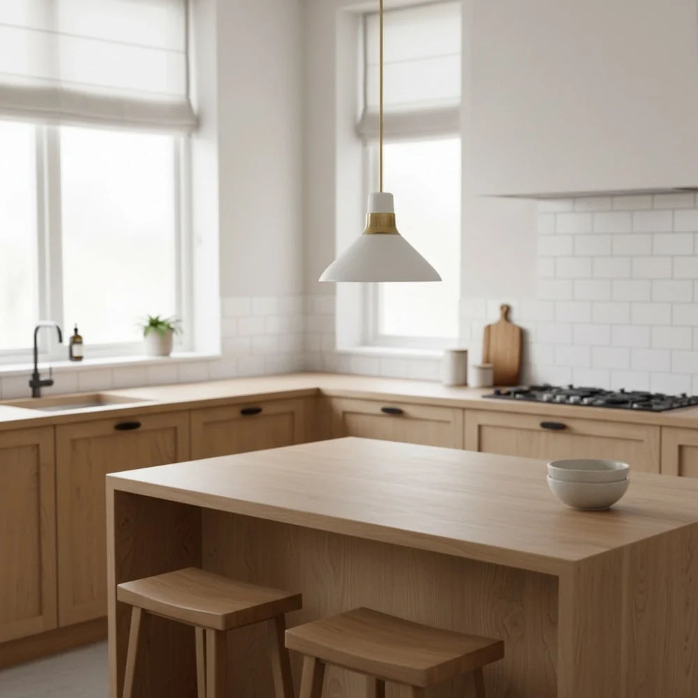 Candeeiro Suspenso de Porcelana Ajustável Moderno Selwyn At Ease Home Life